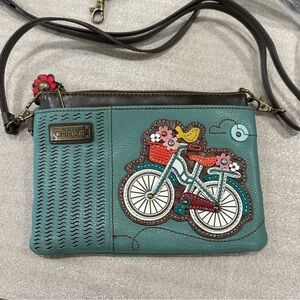 Chala Mini Crossbody Bag with a Bicycle Design Purse Wallet
